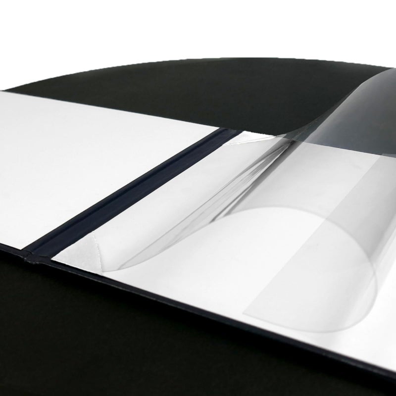 Happy Secret Diploma Cover 8.5"x 11" Diploma Holder Graduation Certificate Holders Smooth Leather (Black) - Image 5